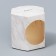 Bonbonniere box, gift packaging, “marble”, 8 x 7.5 x 6 cm