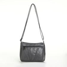 Women's bag with lightning, gray color