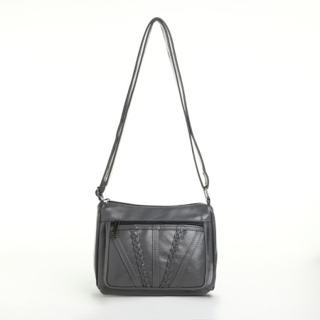 Women's bag with lightning, gray color