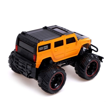 Radio -controlled jeep "Bigfoot", 1:20, works from the battery, yellow color-2