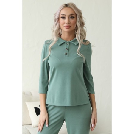 Female suit, size 46, mint color-10