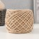 Cotton cord 3 mm 220m/240 ± 5 g gradient "Summer" (cookies/white)