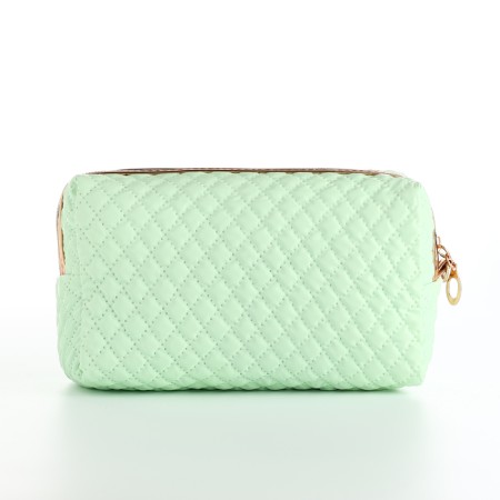 Lightning cosmetic bag, green color-1