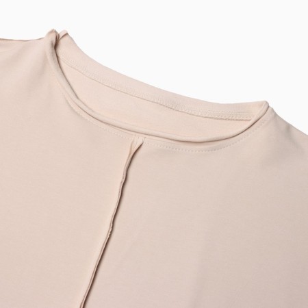 Women's T-shirt MIST BASE, size L-XL Beige color-7
