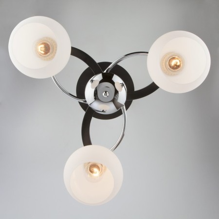 Causten with lasses Larion, 60W, E27, 42x42x23 cm-2