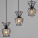 Bayerlux lamp "Freya" 3he27 40W black 16x50x23-123cm