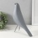 Souvenir Polystone "Bird" gray 28x23.5 cm