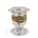 Glass candlestick, for high holy, 5 × 5.5 cm