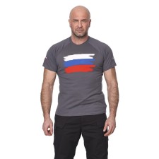 Футболка Patriot, цвет серый, ткань хлопок, размер XXXL/56