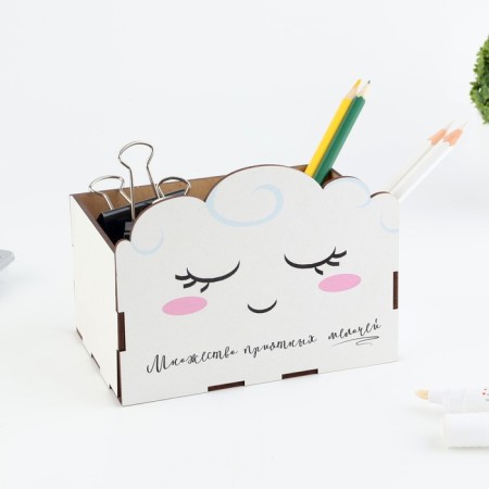 Organizer for the office, composite "cloud", 15 x 10 x 8 cm-1