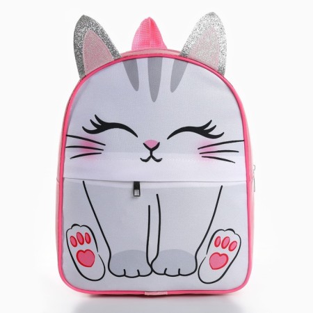 Children's backpack with a Kotik pocket, 30 x 25 cm-1