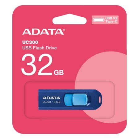 A-DATA 32GB Type-C UC300 Acho-UC300-32G-RNB/BU USB3.2 Blue/Blue/Blue-1