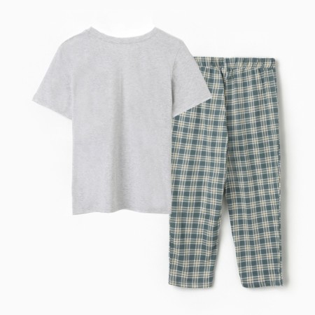Female pajamas (T -shirt/Bridges), gray melange color, size 48-3