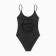 Swimsuit Women's Assigned lacing on the back minku, black color, size 44