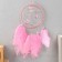 Dreams "Butterflies and ostrich feathers" pink d = 15 cm 50x15 cm