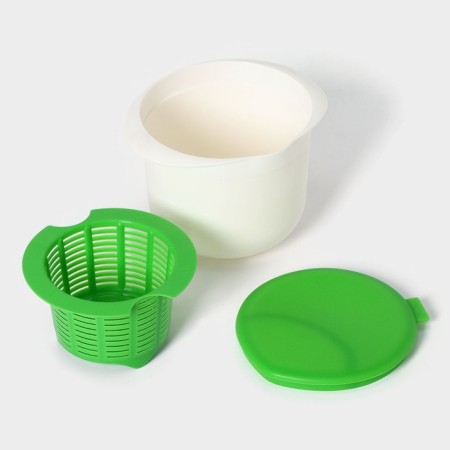Form for the preparation of cheese and cottage cheese "Frash", 17.5 × 14.6 × 13.5 cm-1