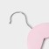 Shoulders - Ladoom hangers, 3 pcs, children, with clamps, 31.5 × 22 cm, pink color