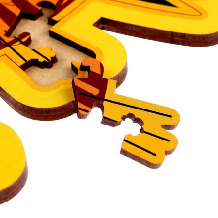 Wooden figured puzzle "Korzhik", Kids S-3