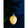 Christmas ball "bump" 6.5x6.5x8 cm, 1 LED, LR44X3 (in the set), T/white