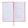The weekly dated 2025, 85x145 mm, 64 sheets of Escalada, a solid cover made of artificial leather, pancake embossing, block 70 g/m², coral