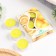 A set of tea candles aromatic "lemon", 3.8x1.6 cm, 3.5 hours, 12 g, 6 pieces
