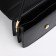 Women's bag on a valve, 24x13x8 cm, black color