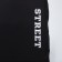 School textile school Street, 46x30x10 cm, vertical pocket, black color