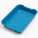 Average toilet without a mesh 36 x 26 x 6.5 cm, blue
