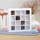Box for sweets, white, 17.5 x 17.5 x 4 cm