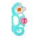 Rattle "sea horse", color mix, crush me