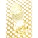 Anal plug Toyfa, acrylic, golden, 8 cm, D 2.8 cm