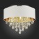 Ceiling lamp ST LUCE. SL1350.502.06. Lacchia. 6x40 watts, E14, 50x50x42.5 cm, chromium color