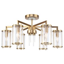 Ceiling chandelier VASE 6X14 40W, size 64x64x33.5 cm, bronze color