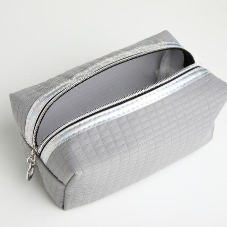 Lightning cosmetic bag, gray color-2