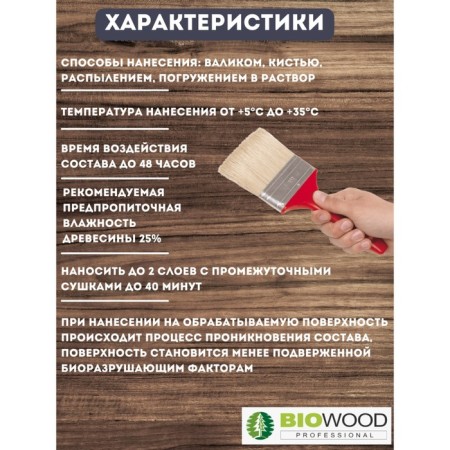 Antiseptic against the fungus and mold BioWood GP concentrate 1: 1, 5l-2