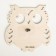 Camping board "Owl, 19.5 x 20 cm