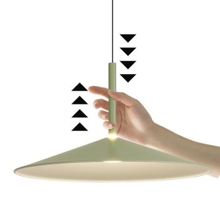 Suspended Mantra Calice, LED, 800LM, 3000K, 210 mm, green color-2