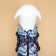 Jacket for dogs with a harness, size XL (DS 40 cm, Osh 34 cm, fire 50 cm), camouflage