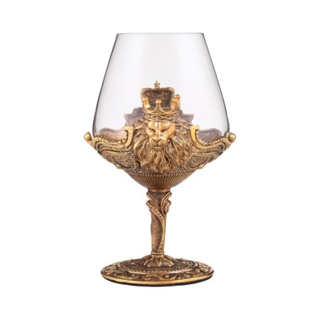 Cognac glass "Leo", 550 ml, gold-2