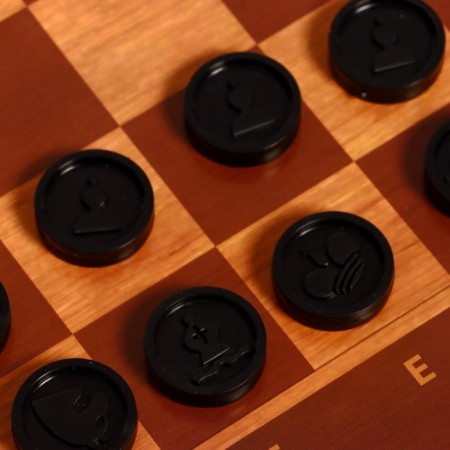 Game table 3 in 1: checkers, chess, backgammon-11
