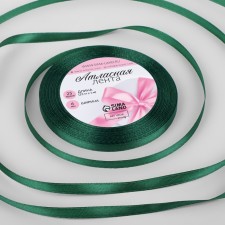 Satin ribbon, 6 mm × 23 ± 1 m, the color of the Green-Sea