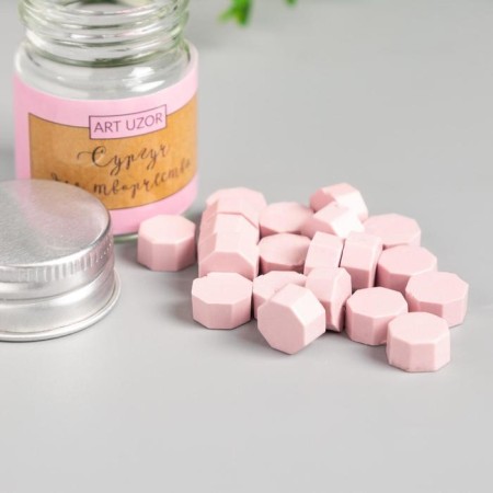 Surgut in granules in the jar of the "octahedral" pink pastille 9 g 4.5x3x3 cm-1