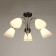Sandra chandelier 5he27 40W Black-Bronze 65x65x30 cm