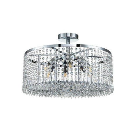 Ceiling light indigo, 12005/6C Chrome. 6x40W, E14, 500x500x240/325 mm-1