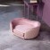 Sulperion Teddy, 86x54x37 cm, furniture fabric, size m, pink color