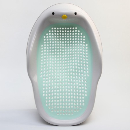 Mill for bathing newborns, white/mint color, 0-6 months, rr 43x30x19cm-4
