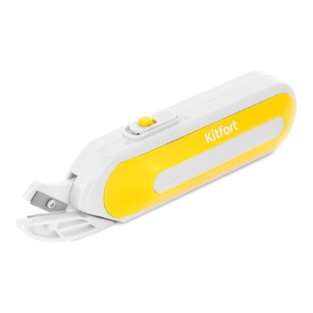 Electric scissors KitFort KT-6045-1, white-yellow color