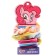 A set of hair accessories, invisibility 8 pcs, elastic bands 10 pcs, "Pink Pie", My Little Pony