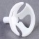 Holder-is a ball for balls, d = 5 mm, white color, set of 100 pcs.