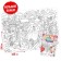 Coloring giants set "for girls", 2 pcs.